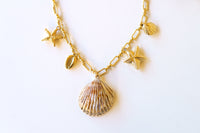 Golden Tide Shell Necklace | Shop Bali Queen