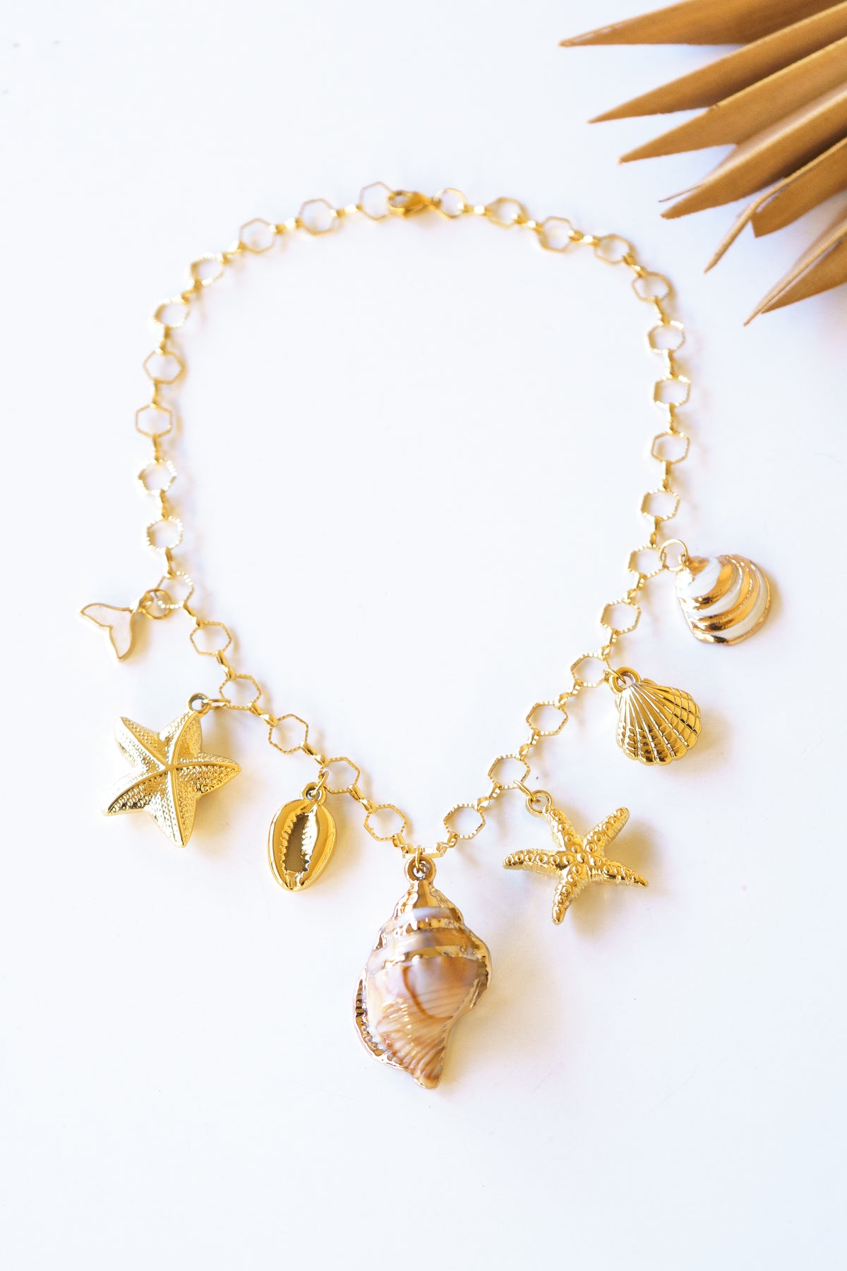 Seafarer Conch Charm Necklace | Shop Bali Queen