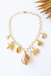 Seafarer Conch Charm Necklace | Shop Bali Queen