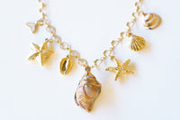 Seafarer Conch Charm Necklace | Shop Bali Queen