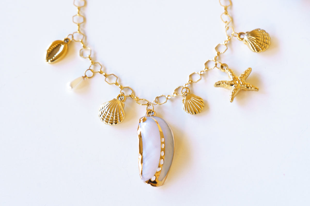 Ocean Charm Cascade Necklace | Shop Bali Queen