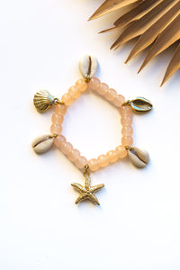 Shell and Starfish Stretch Bracelet | Shop Bali Queen