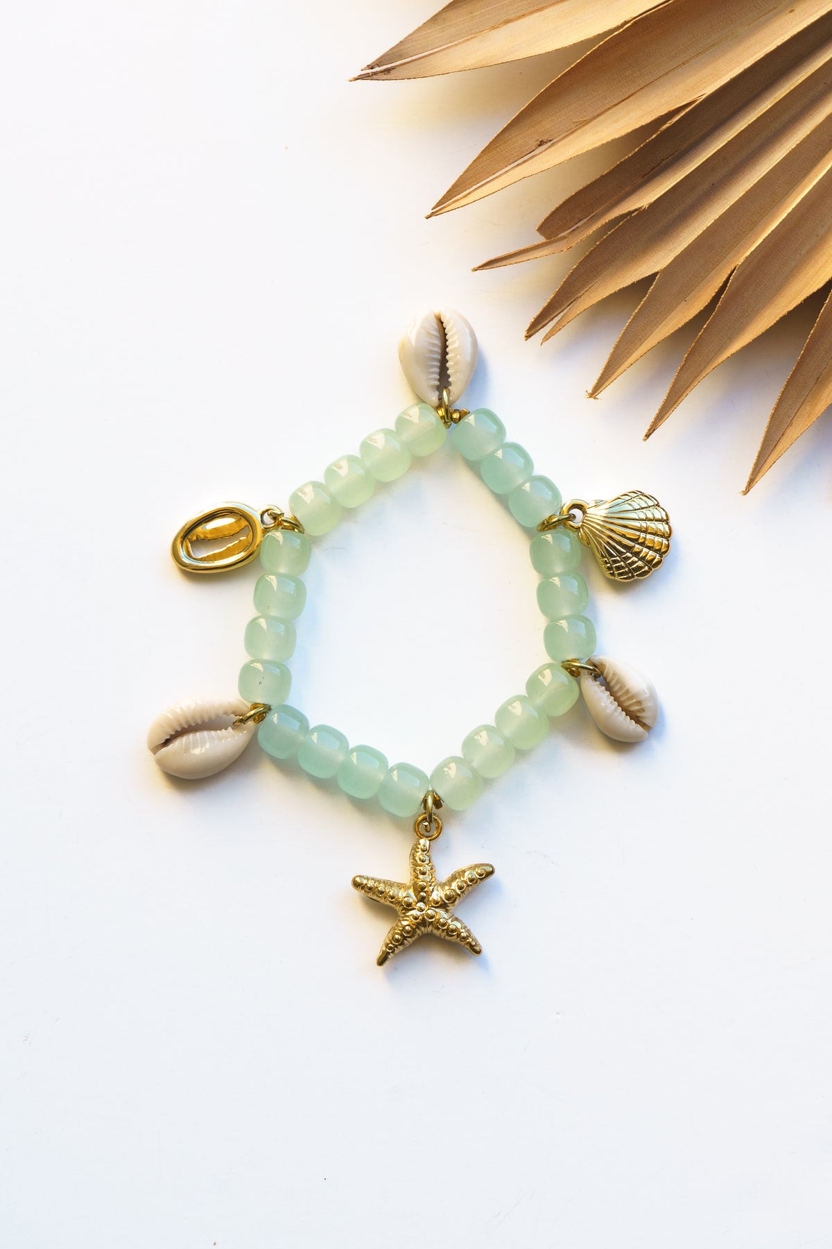 Shell and Starfish Stretch Bracelet | Shop Bali Queen