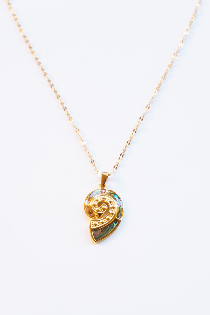 Tidal Spiral Necklace