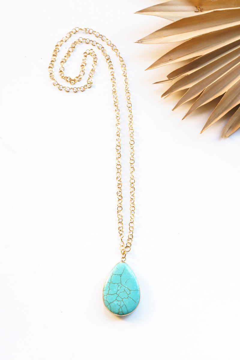 Coastal Horizon Pendant Necklace