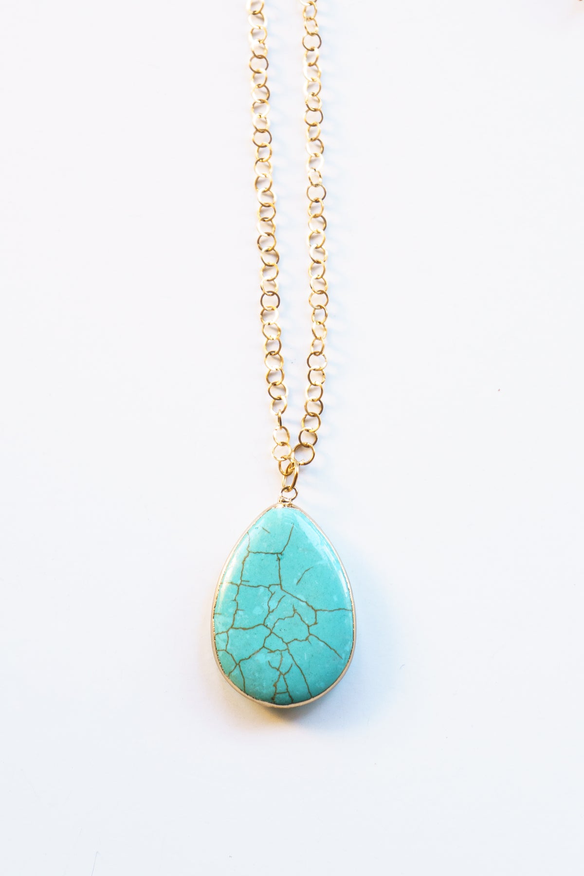 Coastal Horizon Pendant Necklace