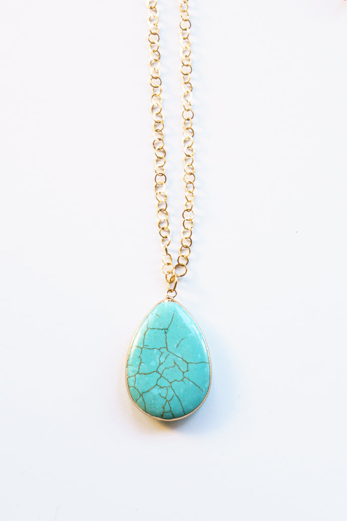 Coastal Horizon Pendant Necklace
