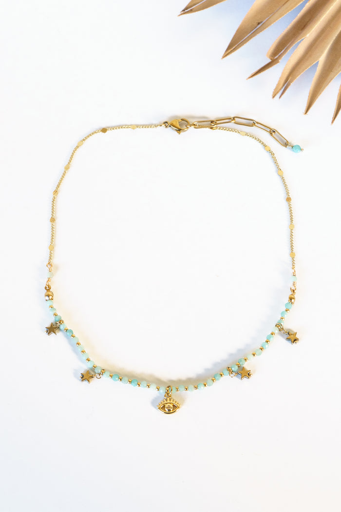 Coastal Charm Beaded Necklace