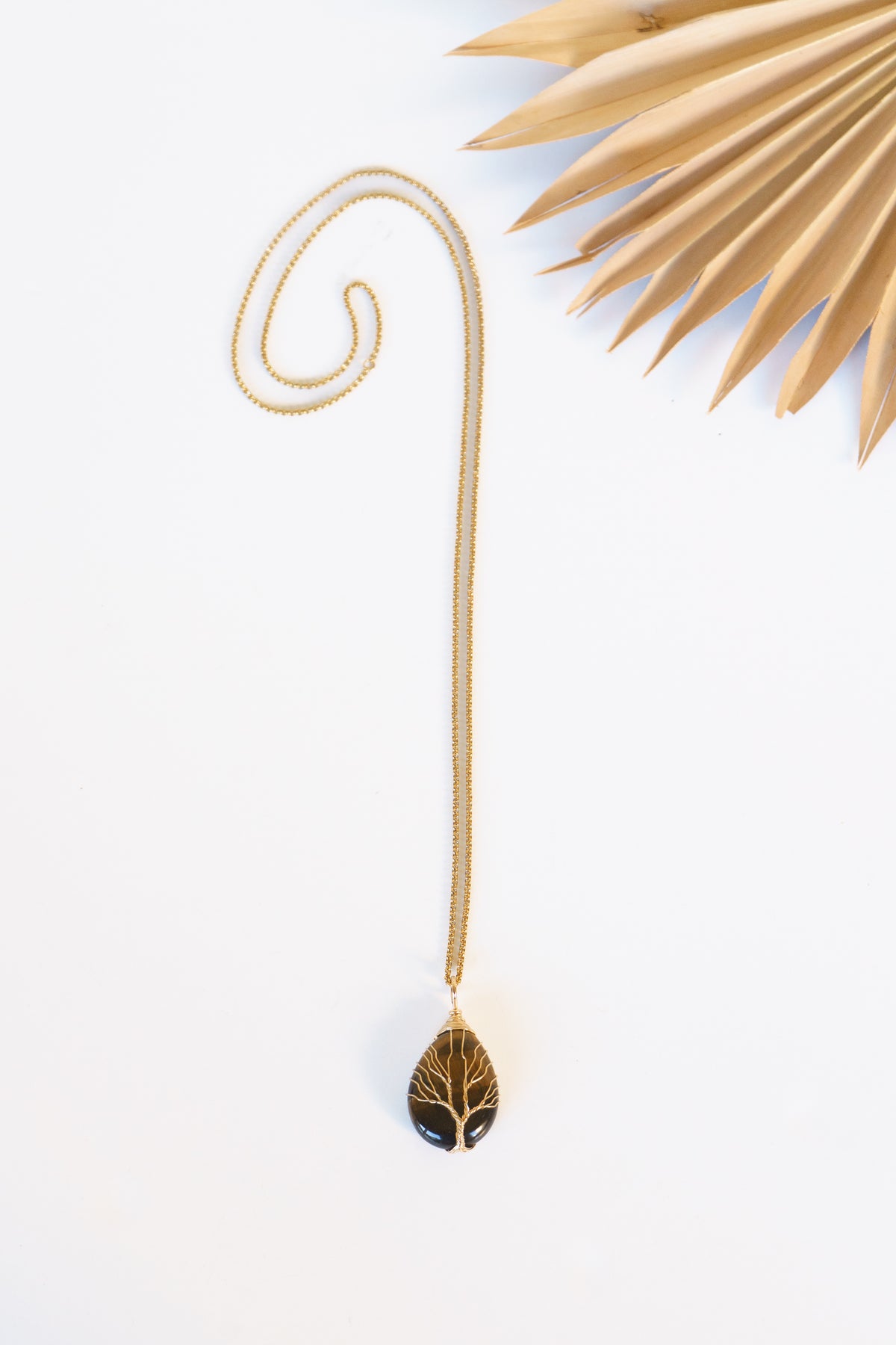 Tree of Life Gemstone Pendant Necklace