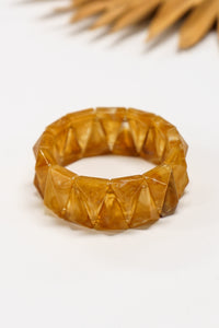 Island Glow Faceted Bangle | Shop Bali Queen