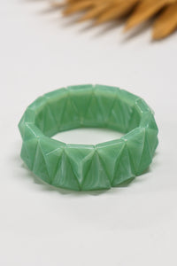 Island Glow Faceted Bangle | Shop Bali Queen