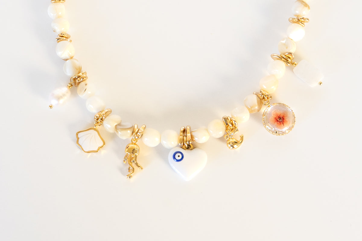Coastal Love Charm Chain Necklace | Shop Bali Queen