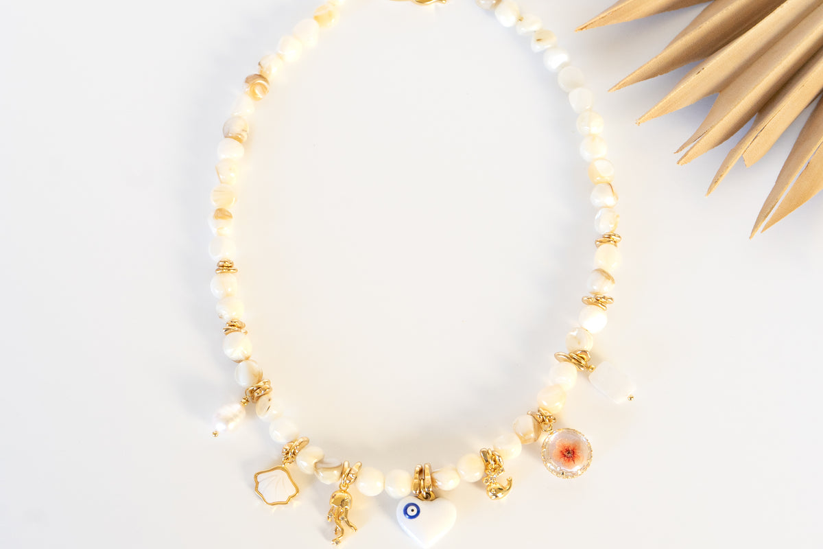 Coastal Love Charm Chain Necklace | Shop Bali Queen