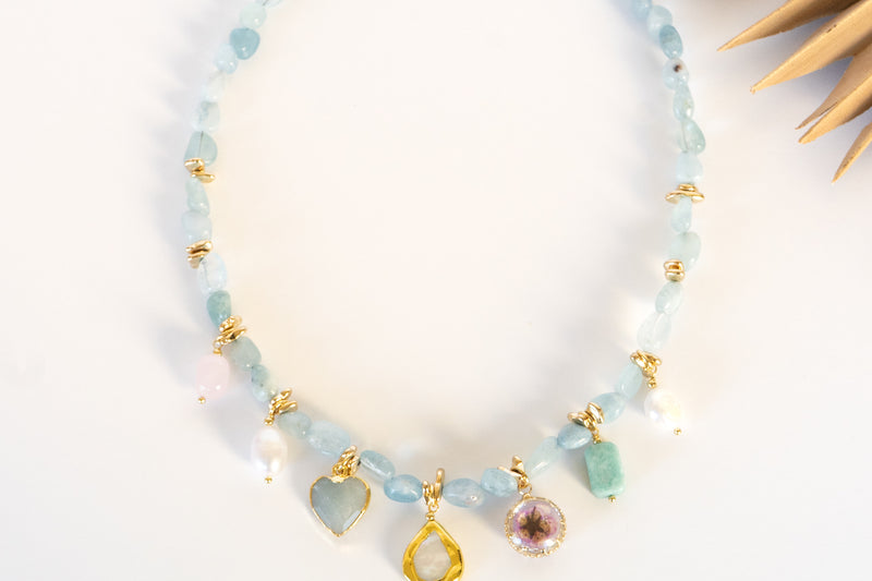 Oceana Pearl Charm Necklace | Shop Bali Queen