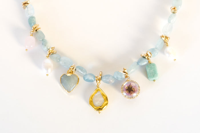 Oceana Pearl Charm Necklace | Shop Bali Queen