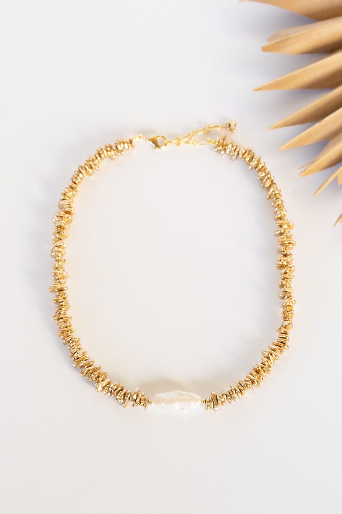 Golden Nugget Pearl Necklace | Shop Bali Queen