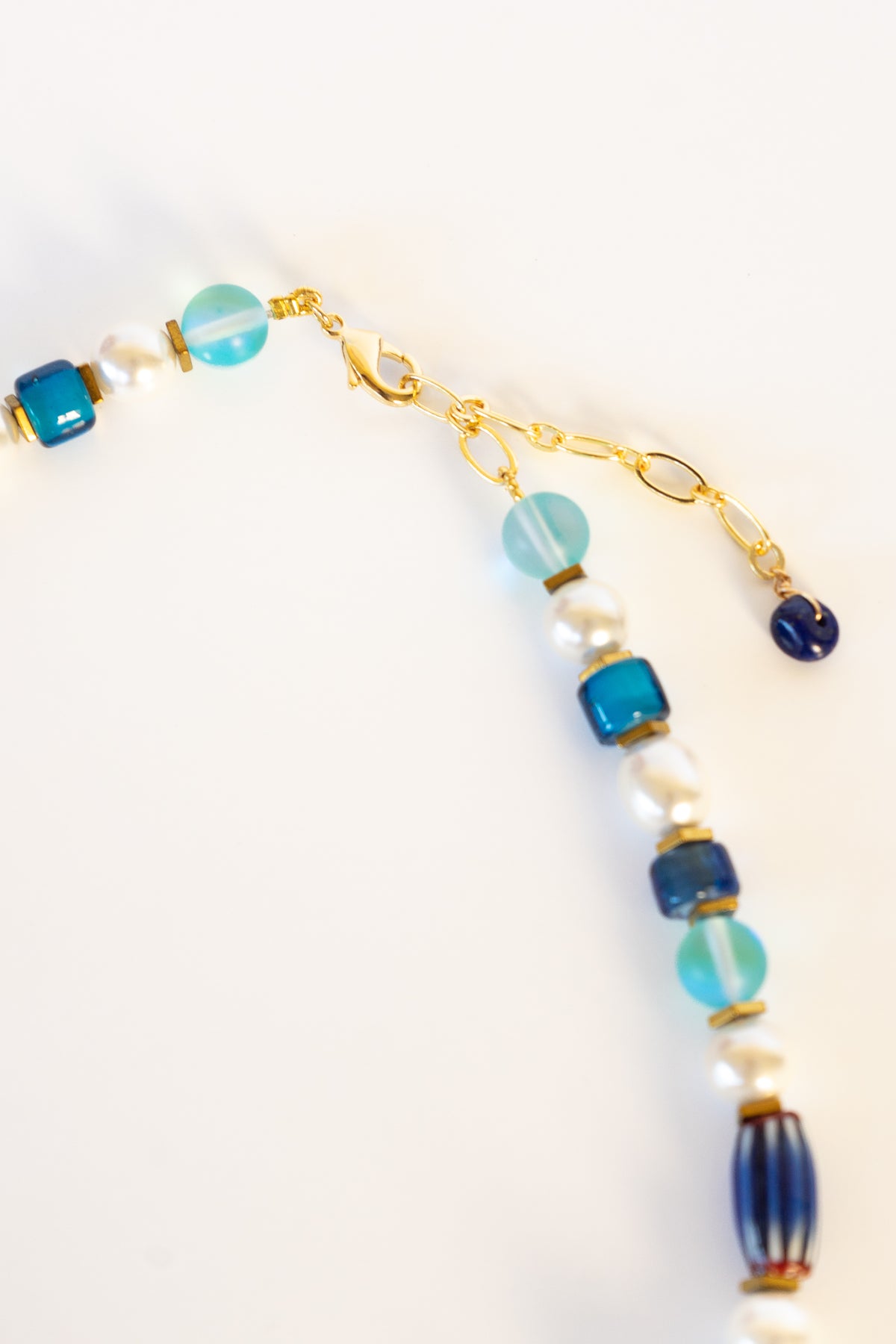 Azure Evil Eye Pearl Necklace | Shop Bali Queen