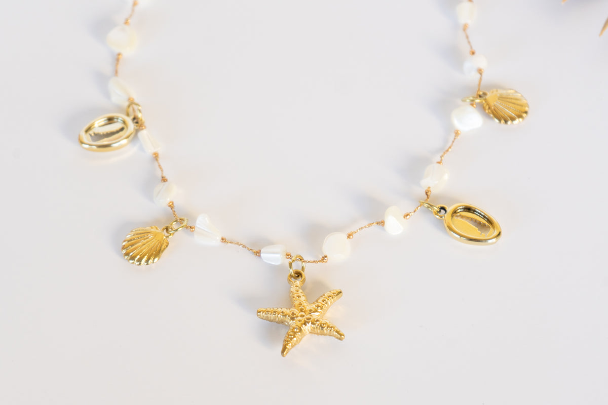 Shoreline Shell Pendant Necklace | Shop Bali Queen