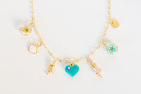 Coastal Love Charm Chain Necklace | Shop Bali Queen