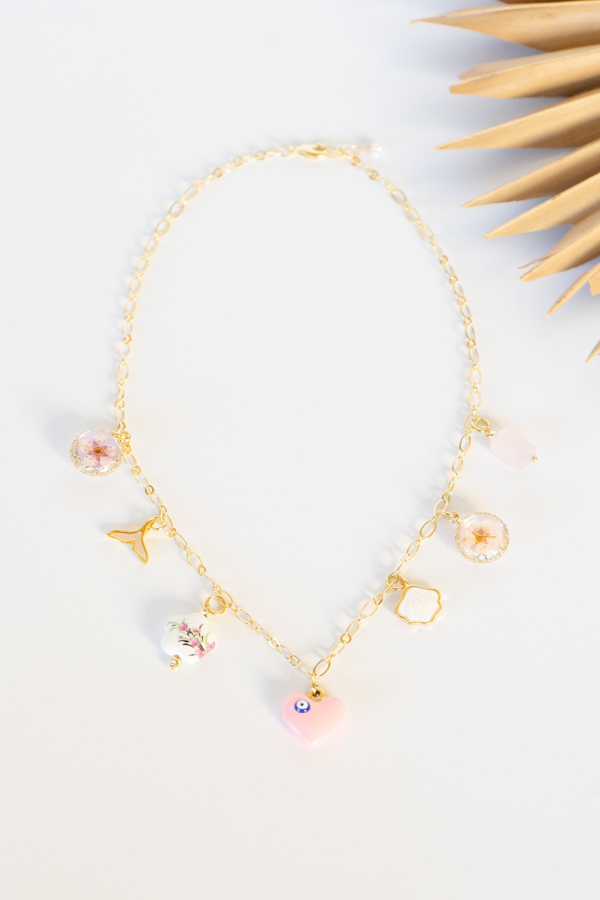 Coastal Love Charm Chain Necklace | Shop Bali Queen