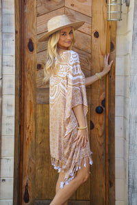 Mandala Short Caftan | Shop Bali Queen