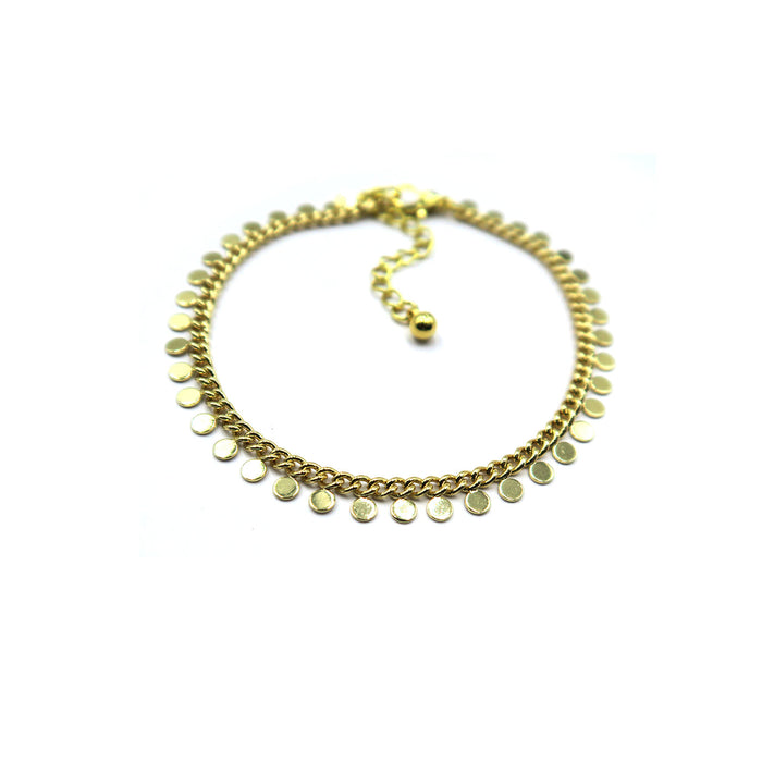 Disc Fringe Chain Anklet | Shop Bali Queen