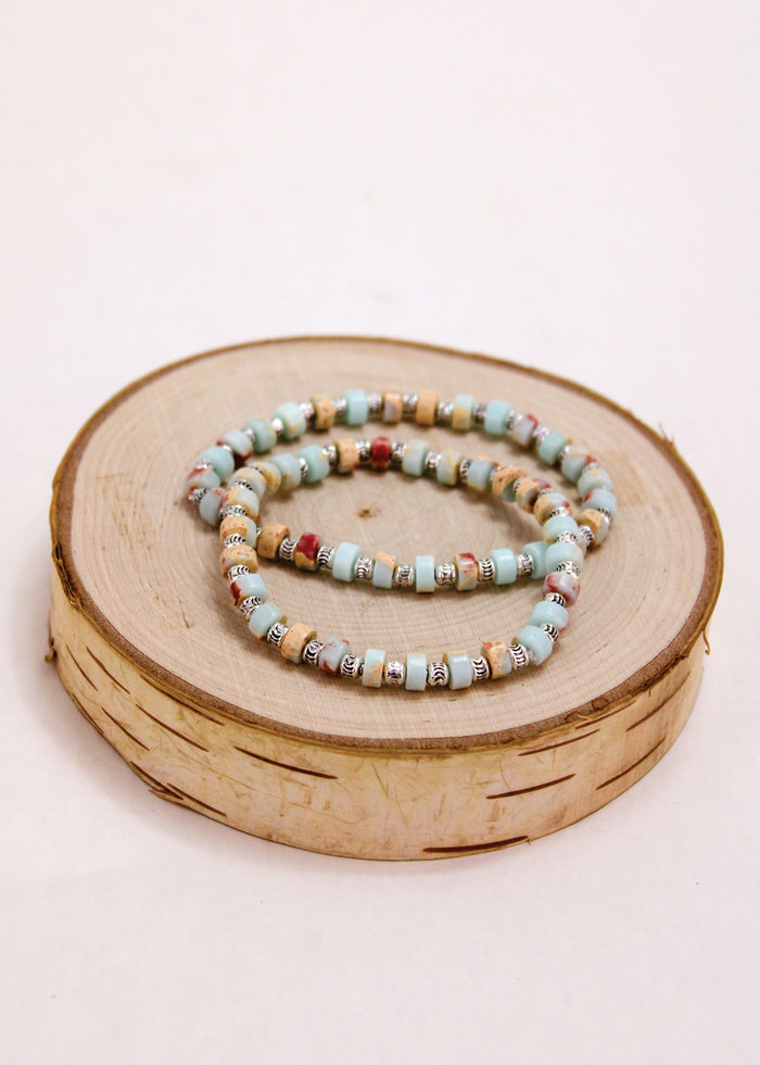 Moonphase Jasper Stretch Bracelet | Shop Bali Queen