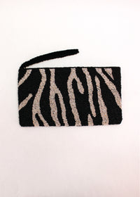 Zebra Beaded Clutch | Shop Bali Queen
