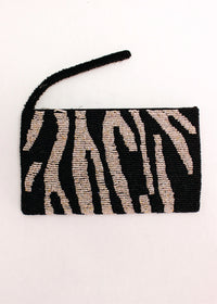 Zebra Beaded Clutch | Shop Bali Queen