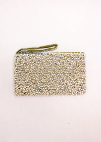 Pebbles Beaded Clutch