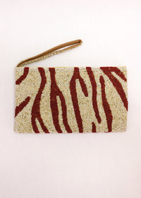 Zebra Beaded Clutch | Shop Bali Queen