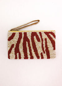 Zebra Beaded Clutch | Shop Bali Queen