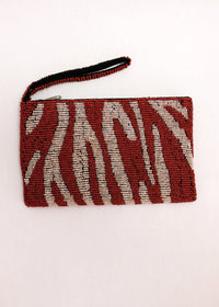 Zebra Beaded Clutch | Shop Bali Queen