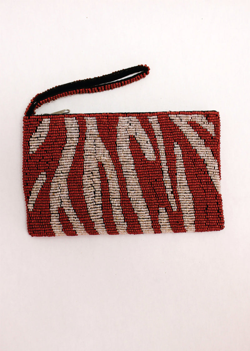 Zebra Beaded Clutch | Shop Bali Queen