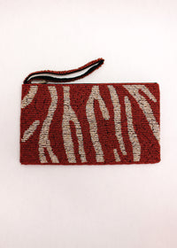 Zebra Beaded Clutch | Shop Bali Queen