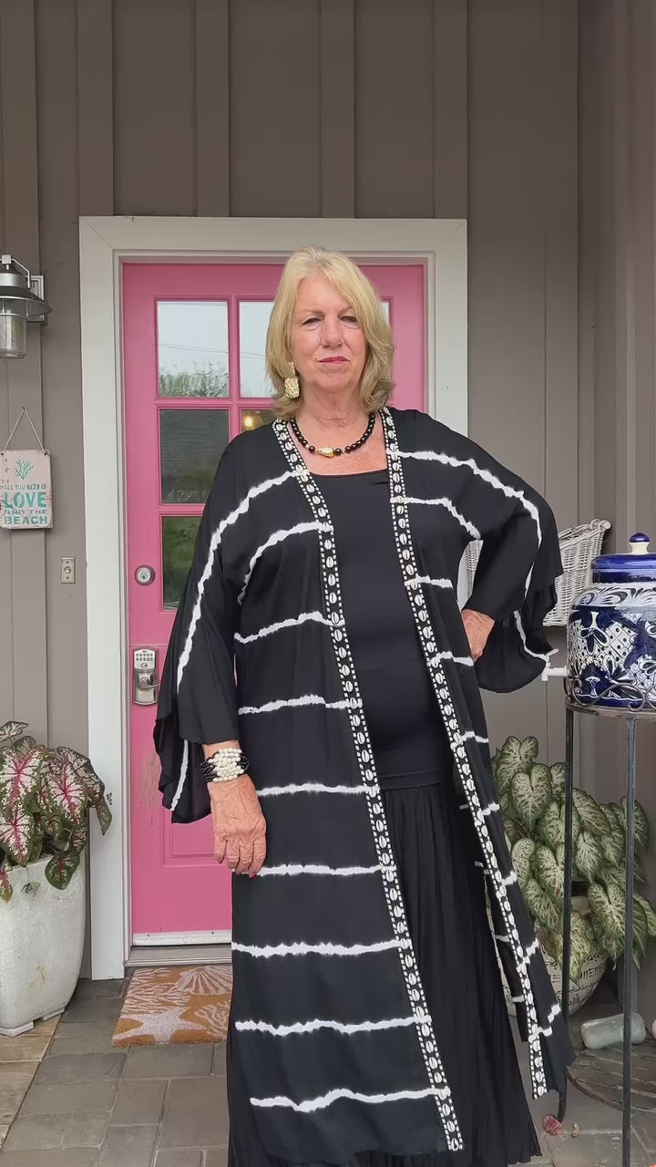 Lana Shell Long Kimono | Shop Bali Queen