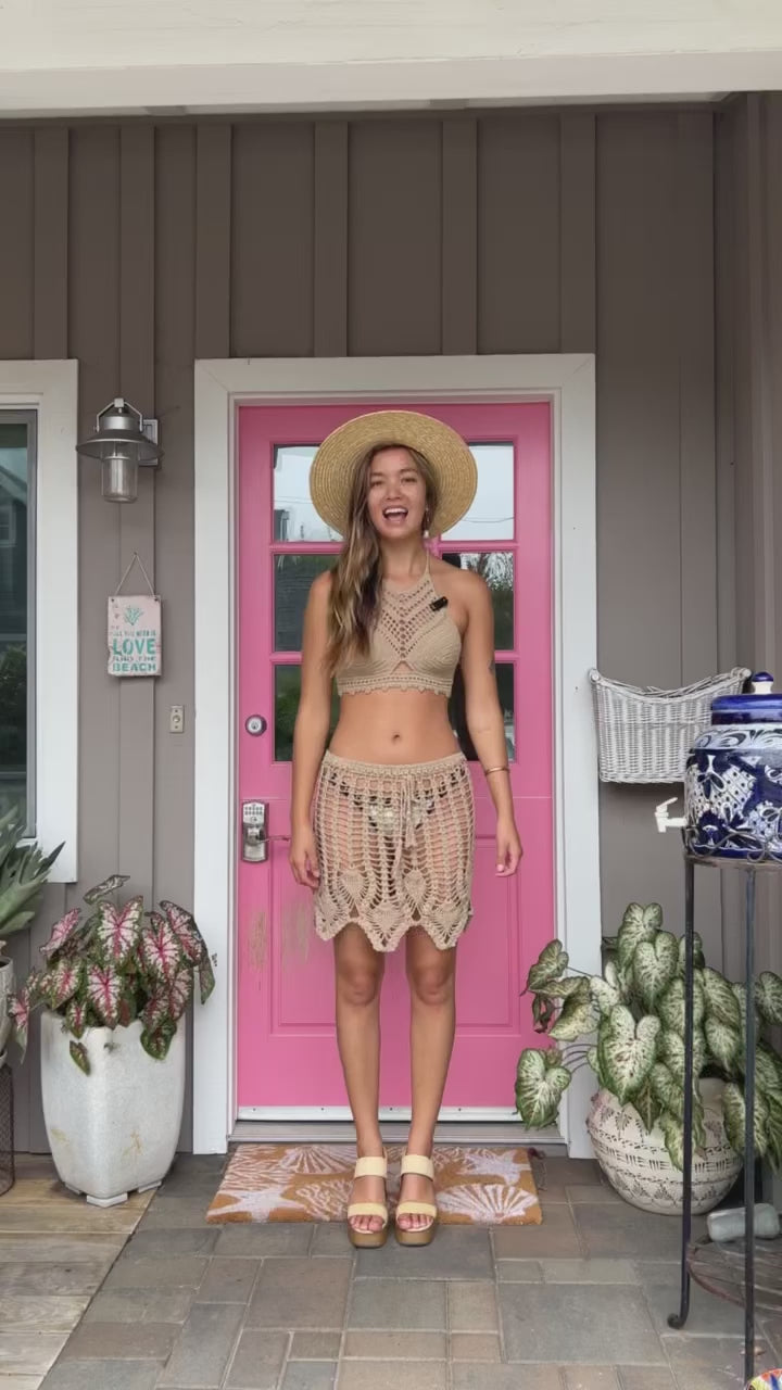 Surfy Crochet Halter Top | Shop Bali Queen
