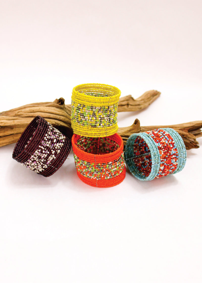 Blurred Lines Beaded Cuff