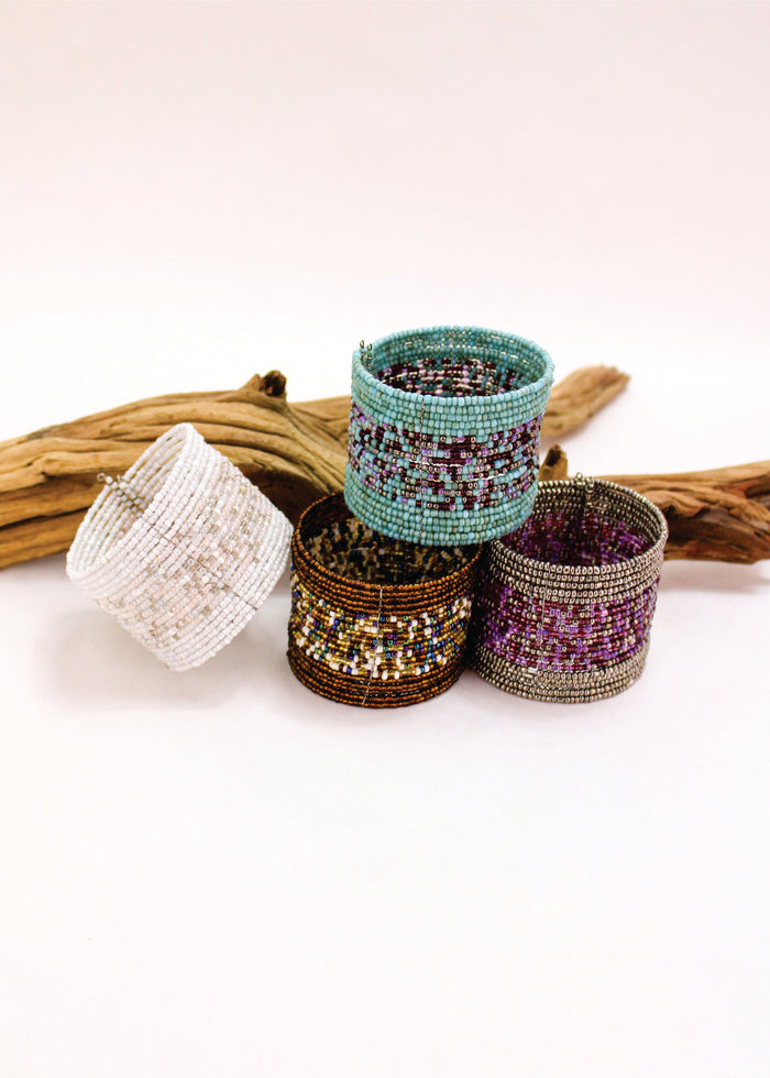 Blurred Lines Beaded Cuff