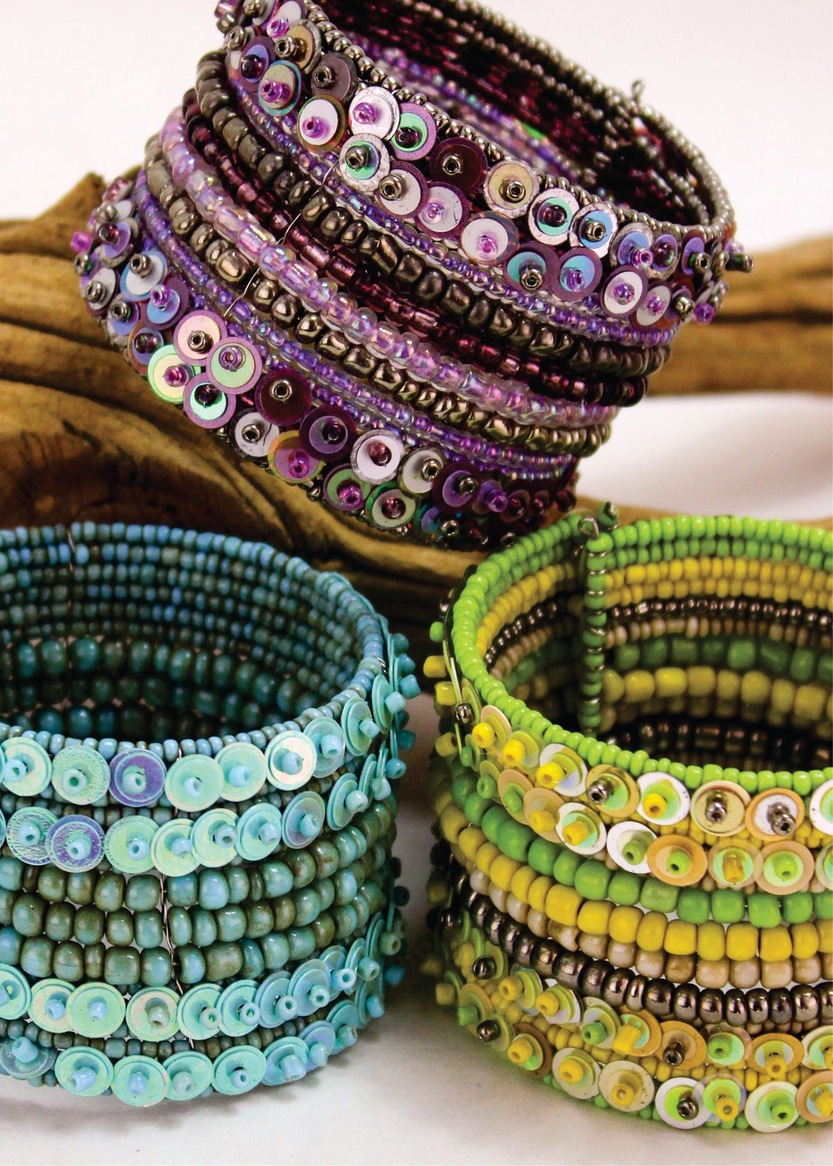 Glitz & Bead Cuff 4-Pack