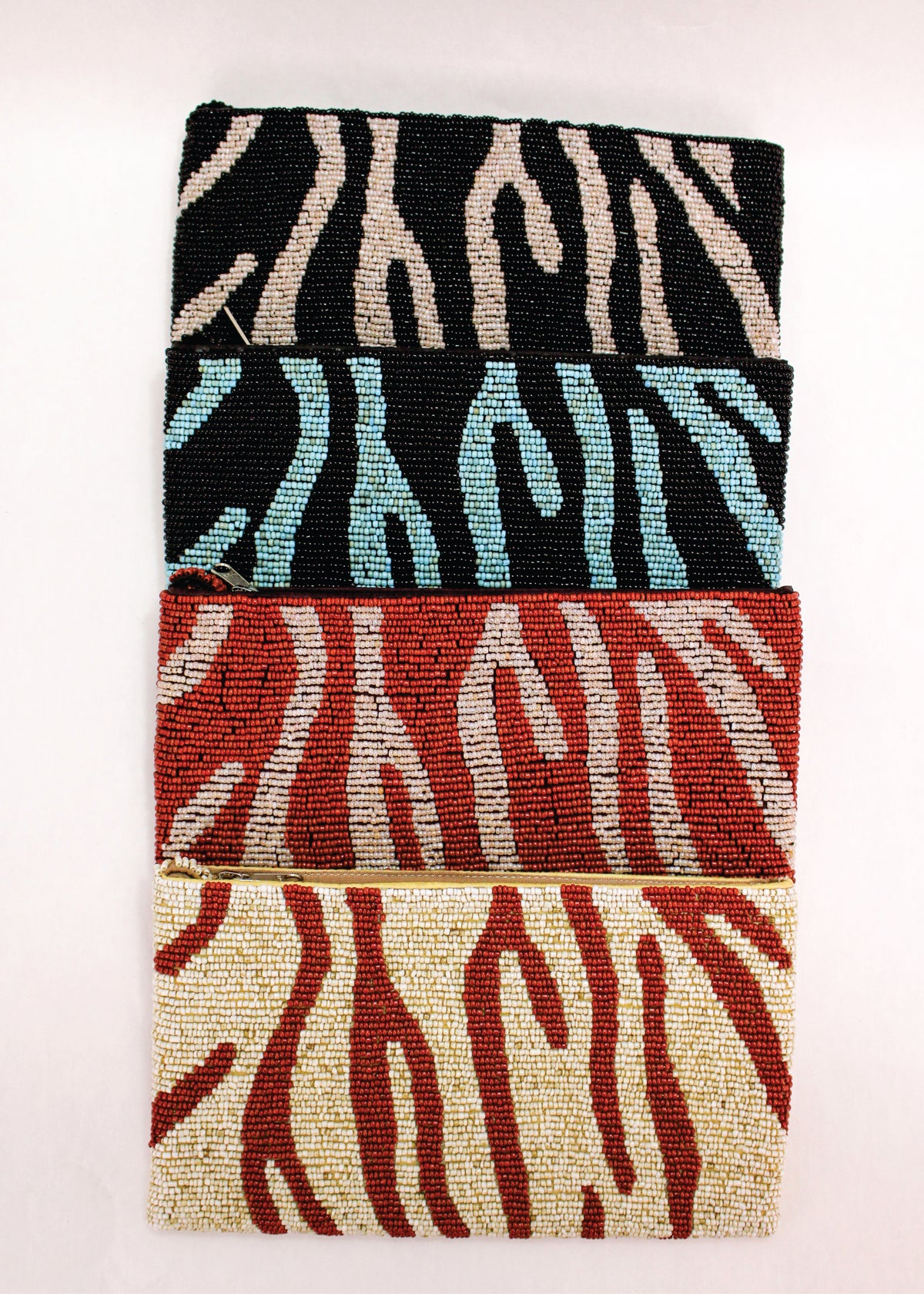 Zebra Beaded Clutch | Shop Bali Queen