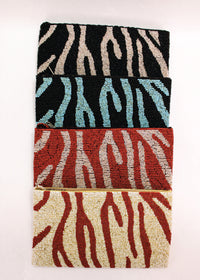Zebra Beaded Clutch | Shop Bali Queen