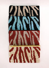 Zebra Beaded Clutch | Shop Bali Queen