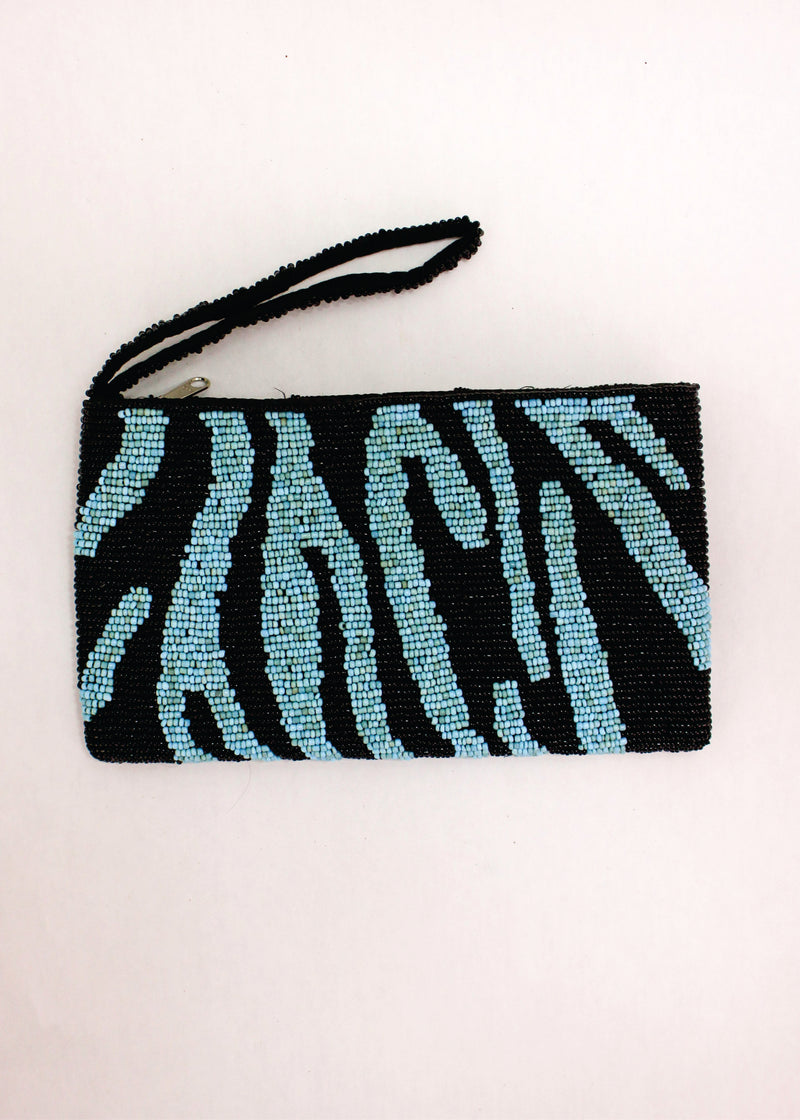Zebra Beaded Clutch | Shop Bali Queen