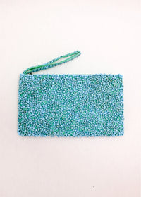 Pebbles Beaded Clutch