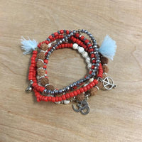 Stretch Mala Wrap Charm Bracelet / Necklace | Shop Bali Queen