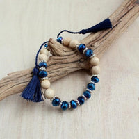 Wood and Crystal Bracelet | Shop Bali Queen