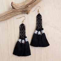 Brickstitch Tassel Earrings | Shop Bali Queen