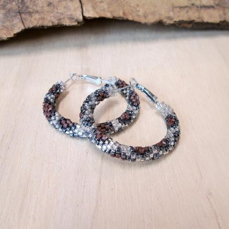 Jungle Print Hoop Earrings | Shop Bali Queen