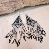 Jungle Print Fringe Earrings | Shop Bali Queen